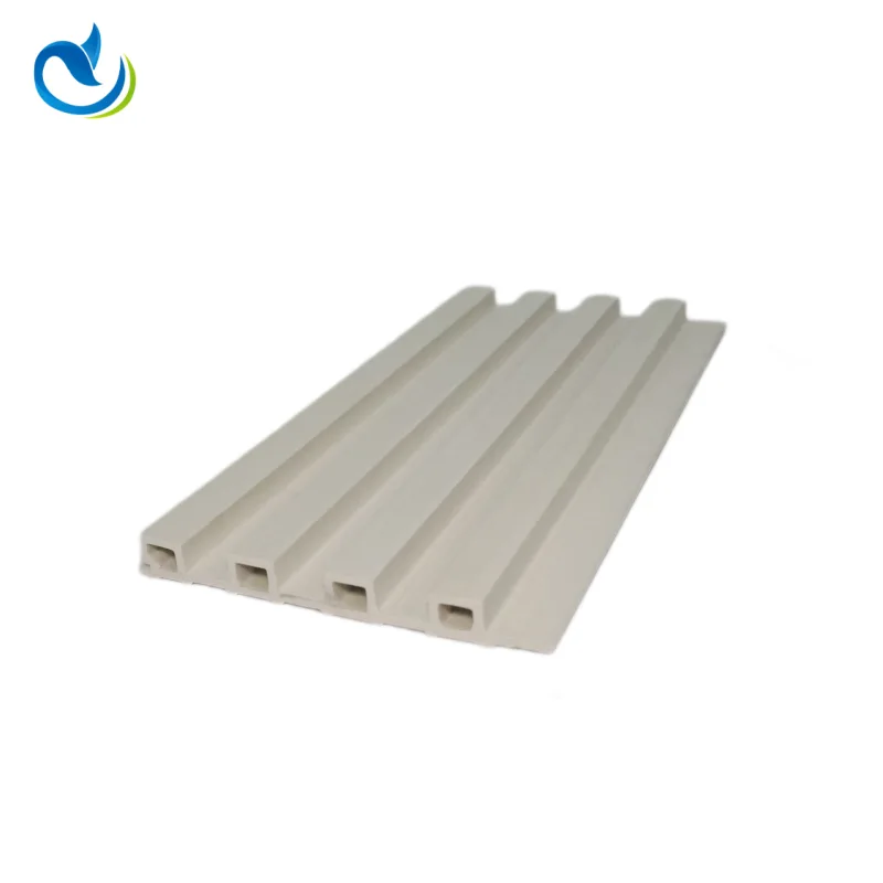 Painéis de parede WPC compostos de material de construção Arris