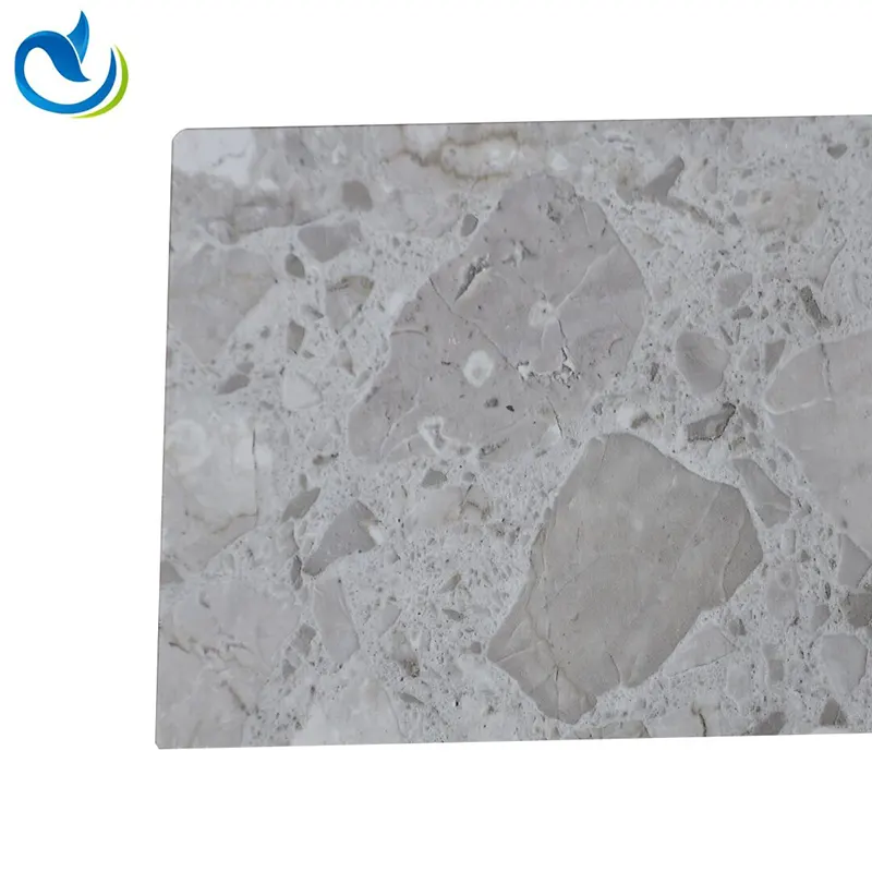 Painéis de parede de cristal de resina PVC SPC