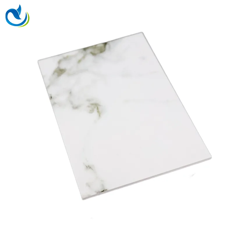 Plástico impermeável Alternativo UV PVC Marble Painéis Placas